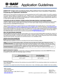 Thumbnail of document ENERTITE® G Open-cell Application Guidelines (English)