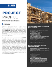 Thumbnail of document Project Profile: ENERTITE® Open-cell SPF for Multi-family