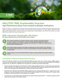 Thumbnail of document WALLTITE® RSB Sustainability Overview