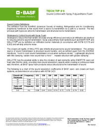 Thumbnail of document Sound Control with Spray Polyurethane Foam - Tech Tip