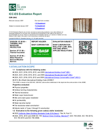 Thumbnail of document BASF ccSPF HFO ESR-2642 WALLTITE® Series