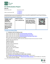 Thumbnail of document BASF ccSPF HFO ESR-2642 WALLTITE®