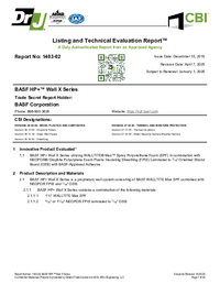 Thumbnail of document BASF Dr J Report HP+™ Wall X Series