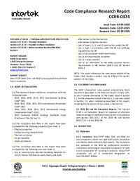 Thumbnail of document BASF ccSPF HFO CCRR-0374 WALLTITE® Series