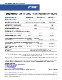 Thumbnail of document ENERTITE® Open-cell Series Quick Reference Guide (English)