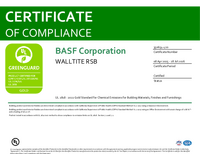 Thumbnail of document WALLTITE® RSB GREENGUARD Gold Certificate