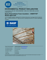 Thumbnail of document ENERTITE® Series Environmental Product Declaration (EPD)