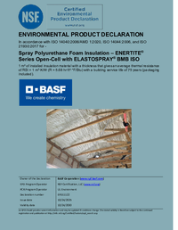 Thumbnail of document ENERTITE® BMB Isocyanate Environmental Product Declaration (EPD)