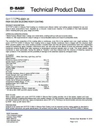 Thumbnail of document SKYTITE® S-5001 H -High Solids Silicone Technical Data Sheet