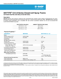 Thumbnail of document SKYTITE® C3-3.0 Technical Data Sheet