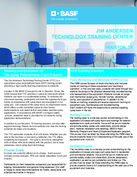 Thumbnail of document BASF Technology Training Center (TTC) Brochure
