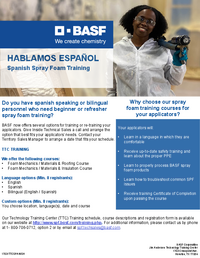 Thumbnail of document TTC Spanish / Bilingual Training